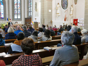 Familiengottesdienst zum Erntedankfest (Foto: Karl-Franz Thiede)